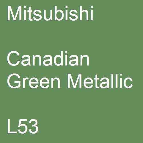 Mitsubishi, Canadian Green Metallic, L53.